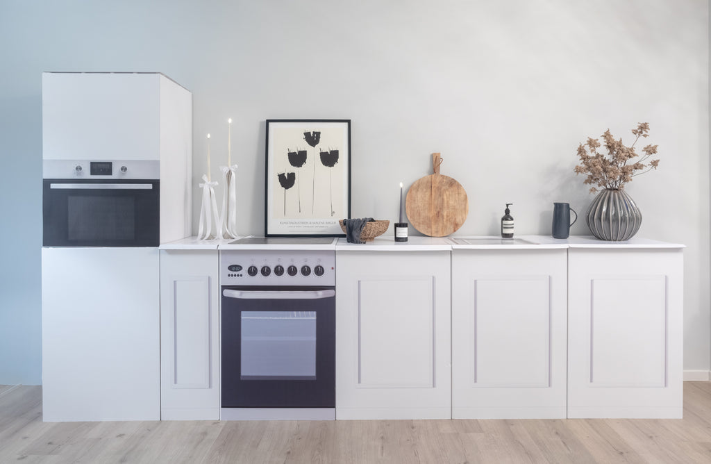 Module de cuisine factice ENNA – Blanc | Home staging