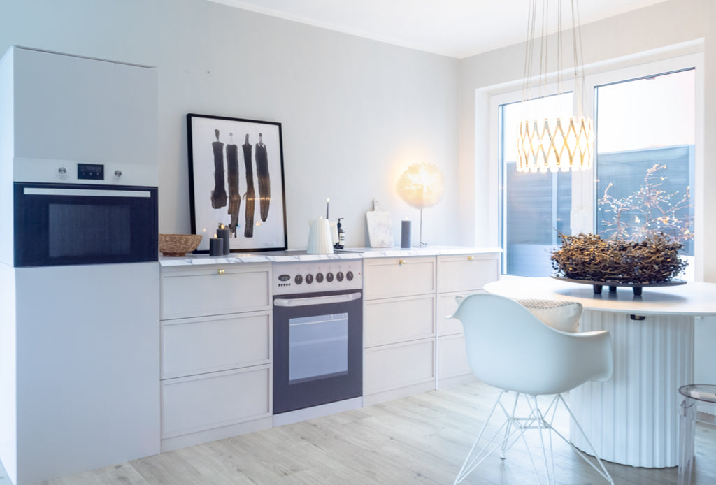 Module de cuisine factice AIK – Beige | Home staging