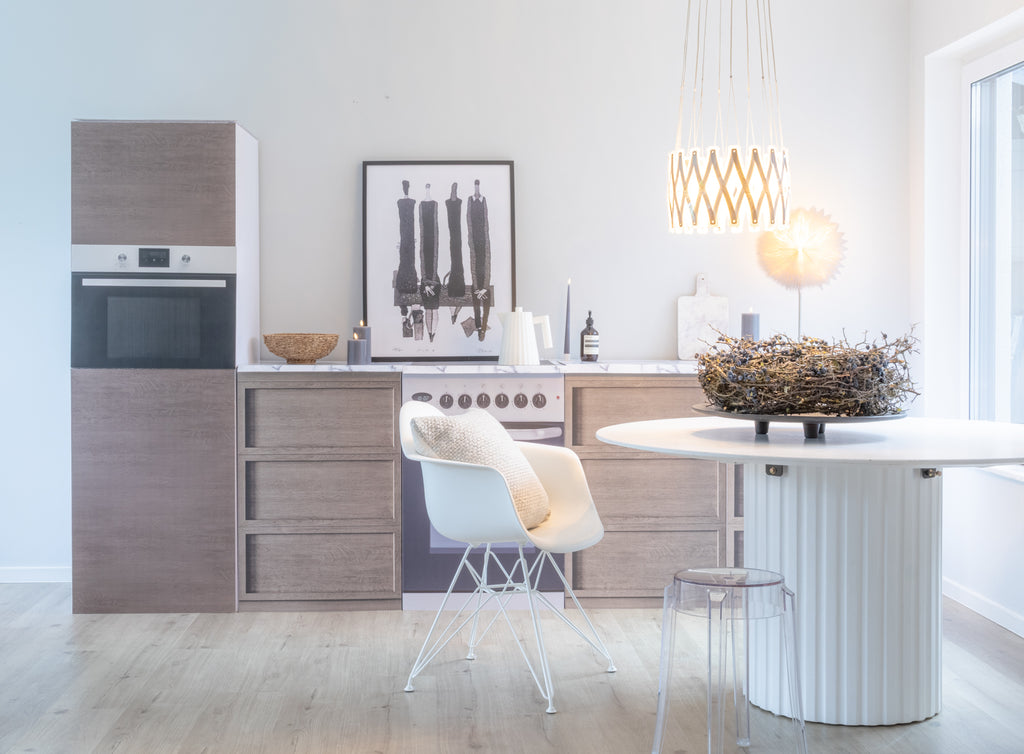 Module de cuisine factice KARLSSON – Effet bois | Home staging