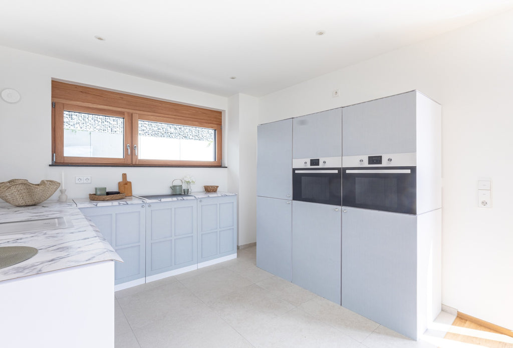 Four factice | Effet encastré pour cuisine home staging