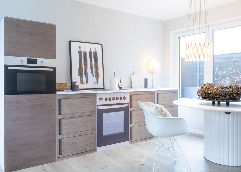 Module de cuisine factice KARLSSON – Effet bois | Home staging