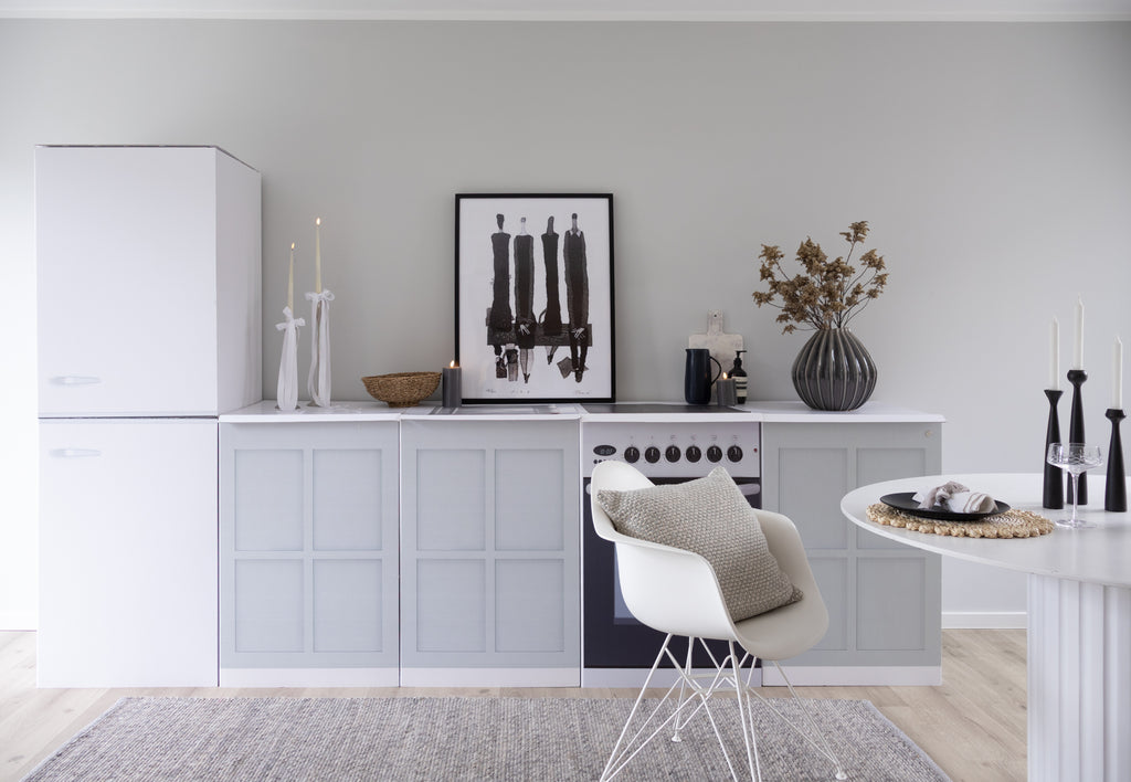 Pack cuisine factice – version Basic pour home staging (5 coloris)